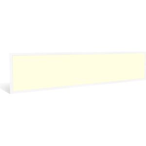 Ledvion LED Panel 120x30, 40W, 3000 Kelvin, 4000 Lumen |100lm/W), inbouwarmatuur voor rasterplafonds, LED driver met snelconnector, 5 jaar garantie, Voor kantoor