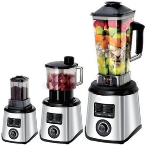 3 in 1 Multifunctionele Voedselprocessor Blender met 2.5L/3L Capaciteitscontainer, Stationair, Juicer, Voedselprocessor, Smoothie, Geschikt voor Keuken, Hoge Kracht Juicer, Voedselmixer gratis verzending