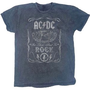 AC/DC - Cannon Swig Heren T-shirt - S - Zwart