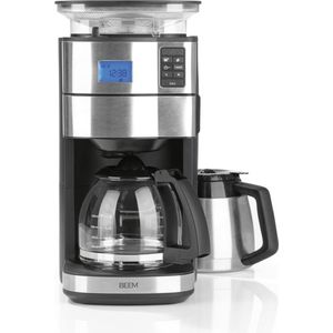BEEM Fresh Aroma-PERFECT II DUO Koffiezetapparaat - Filterkoffiemachine met molen | BASIC SELECTION | 24h-Timer | 1000 W