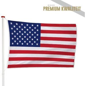 Amerikaanse Vlag Amerika - USA Vlag 150x225cm - Kwaliteitsvlag - Geschikt voor buiten