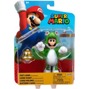 Nintendo Super Mario Cat Luigi figure 10 cm