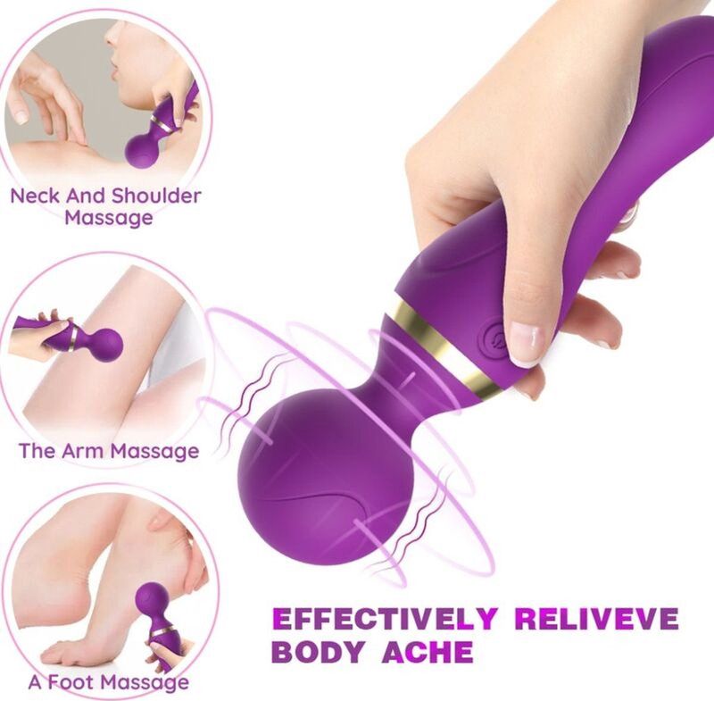 ARMONY - FREEZA MASSAGER & VIBRATOR SUPER FLEXIBLE HEAD PURPLE | VIBRATOR | VIBRATOR VOOR VROUW | MASSAGER