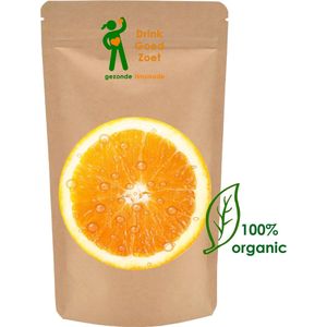 Gezonde Limonade ECO poeder sinaasappel suikervrij biologisch duurzaam ecologisch Drink Goed Zoet sinaasappelsmaak instant limonadepoeder