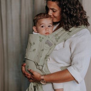 Fidella FlyClick - Half-Buckle Ergonomische Draagzak - Babydrager - Clover - pale green - voor peuters