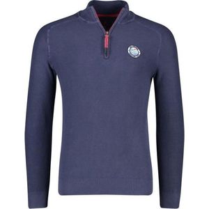 Pullover Half-Zip Percy Navy Blauw (21AN403 - 281)