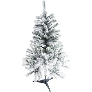 Kerstboom Tuscan Spruce Sneeuw 120cm - Inclusief Voet