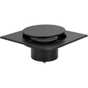 Universeel Messing Pop Up Afvoerputje - 4 inch - Zwart