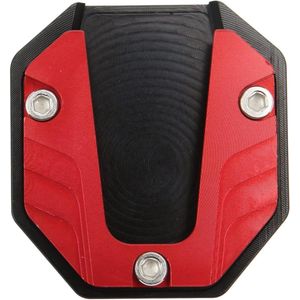 Zijdelingse motorhouder platte zijdelingse verlenging voetsteun duurzaam universele modus (rood)