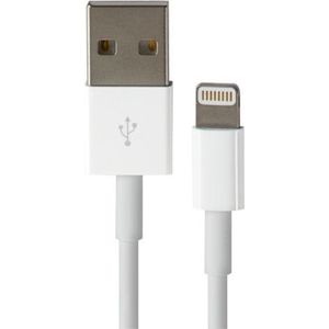 USB kabel 0.5 meter voor iPhone & iPad - wit