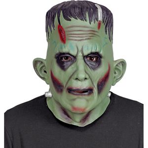 Widmann - Frankenstein Kostuum - Masker Laboratorium Monster Frankenstein - Groen - Halloween - Verkleedkleding