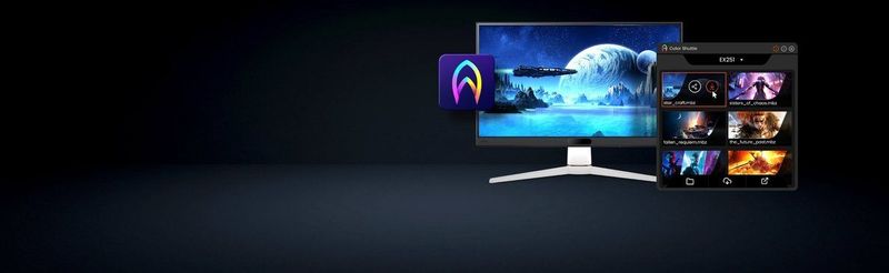 BenQ MOBIUZ EX251 Gaming Monitor - 25” FHD - 220Hz verversingssnelheid 1ms - GTG AMD FreeSync - DP 1.2 - HDMI 2.0 - USB Hub - 99% sRGB - AMD FreeSync - AI Game Colour Mode - Game Colour Database - 2.5W Ingebouwde luidsprekers
