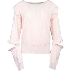 Twinset • korte roze trui • maat XL