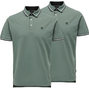 Only & Sons Heren poloshirt 2 pack Onsefletcher