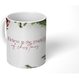 Mok - Koffiemok - Winter - Quote - Kerst - Kerstballen - Mokken - 350 ML - Beker - Koffiemokken - Theemok