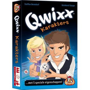 White Goblin Games Qwixx Karakter Uitbreiding - Speel met bijzondere karakters - Leeftijd 8+ - Aantal spelers 2-5