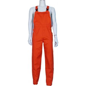 Top Rock Tuinoverall volw TB6535-009 poly/katoen - Oranje - 54