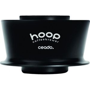 Ceado Hoop zwart filter koffiezetapparaat met 250 gram Koepoort Koffie koffiebonen