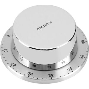 Kookwekker - Mechanisch en Luid Alarm - Zilver/Roestvrijstaal