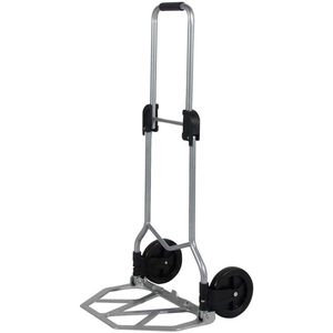 Ibenzoa® Inklapbare Aluminium Transportwagen met Comfortabele Handgreep en Hoge Draagkracht tot 70 kg
