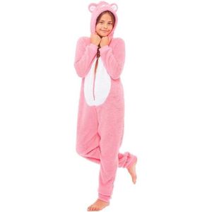 Onesie, Jumpsuit Roze ""Fluffy Beer"" hooded kids series