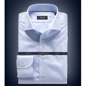 OLYMP - Signature Overhemd Lichtblauw - Heren - Maat 40 - Modern-fit