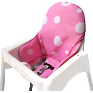Stoelhoezen, kussen compatibel met Ikea Antilop hoge stoel, wasbaar, opvouwbare babystoel, hoes, kinderstoelhoezen, stoelkussen, roze
