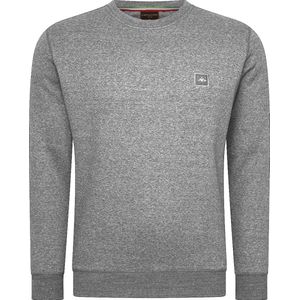 Cappuccino Italia - Heren Sweaters Sweater Grijs - Grijs - Maat XXL