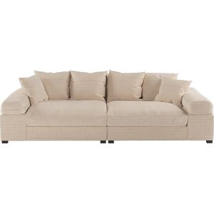 Zitbank big sofa Fatguy Beige Corduroy big bigsofa zetel - Hoekbanken en hoeksalon bij zetelsenbedden