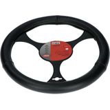 Carpoint Stuurhoes Auto - Leer Zwart - Voor sturen met een diameter van 37-39 cm