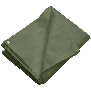 vidaXL Dekzeil HDPE 3x5 m groen 260 g/m² Tuinzeil - Dekzeil - Watersdicht - Sterke Dekzeil - Tuindecoratie