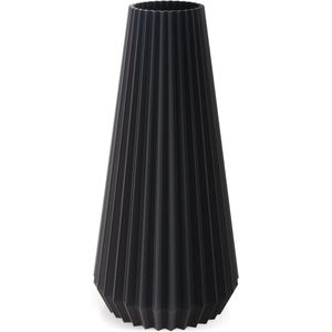 Moderne decoratieve vaas 20 cm hoog - Tijdloos design voor bloemen en tafeldecoratie