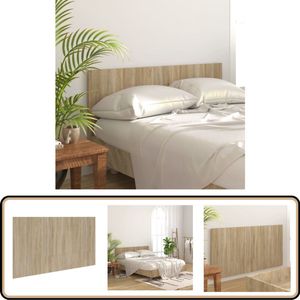 vidaXL Hoofdbord Sonoma Eiken 160x80 cm Hoofd Bord - Hoofdborden - Bedroom Decor - Houten Hoofdbord - Sonoma Eiken