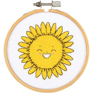 Vervaco - Telpakket kit met borduurring Eva M Zonnebloem - PN-0215409