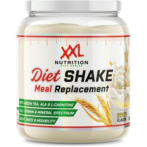 XXL Nutrition - Diet Shake - Maaltijdvervanger, Eiwitshake, Dieetshake - Whey, Melkeiwit & Soja Isolaat - Mix van Voedingsstoffen - Cookies & Cream - 1200 Gram