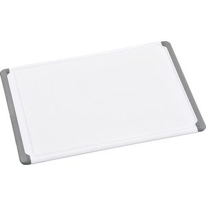 Kunststof snijplank wit 30 x 43 cm - Keukenbenodigdheden - Plastic snijplanken