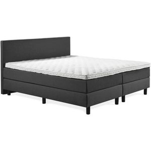 Boxspring Luxe Glade Hoofdbord 140 x 200 - Antraciet