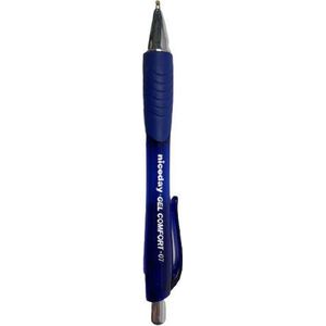 Niceday Intrekbare Gelpennen Blauw met grip 0.7 mm - 10 stuks