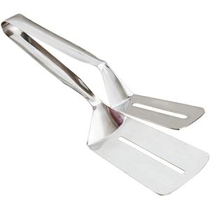 RVS Barbecue Clip BBQ Tongs Gebakken Steak Schep Pie Pizza Brood Vleesklem Koken Gereedschap