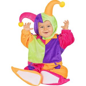 Funidelia | Nar Kostuum Voor voor baby - Clowns, Circus, Originele en Leuke, Middeleeuwse - Kostuum voor baby Accessoire verkleedkleding en rekwisieten voor Halloween, carnaval & feesten - Maat 69 - 80 cm - Rood