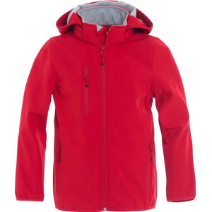 Clique Basic Softshell jacket junior rood 110-120