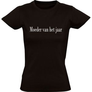 Moeder van het jaar Dames T-shirt | Moederdag | mama | oma | cadeau | kado