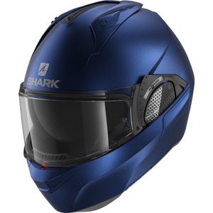 SHARK EVO GT BLANK Motorhelm Systeemhelm MAT blauw - Maat S