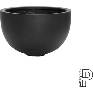 Pottery Pots Bloempot- Plantenschaal Bowl Zwart  D 35 cm H 28 cm