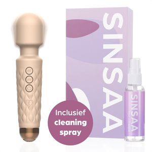 Sinsaa Personal Massager - Magic Wand - Vibrator voor Vrouwen - Krachtige Clitoris Stimulator - Intense Stimulatie - 20 snelheden & 8 standen - Fluisterstil - Sex Toys voor Vrouwen en Koppels - Seksspeeltjes - Cadeau voor Vrouw