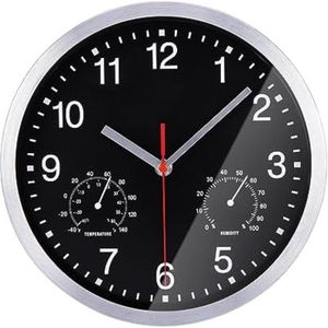 Selbro ® Draadloze Wandklok met Thermometer en Vochtmeter