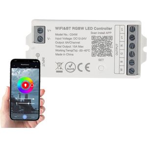 Losse wifi controller voor RGBW led strips - Werkt met IKEA Tradfri, Osram Lightify en Tuya Smart Life