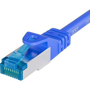 Qost - CAT6A 10G internetkabel - LSZH / UTP - 10 Gbps / 500 MHz - RJ45 Connectoren - Patchkabel / Netwerkkabel - 7.5 meter - Blauw