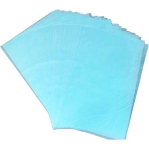 100 stuks A4 Zijdepapier lichtblauw blauw 210 300mm Vloeipapier tissue papier inpakpapier knutselen knutsel papier vloei papier inpak inpakken dun papier voor kleding vul materiaal fel roze silk paper