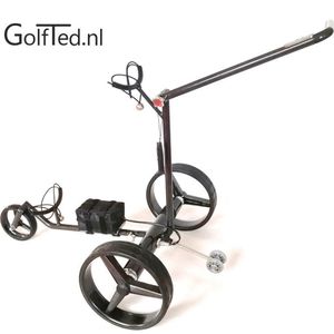 Golfted Elektrische Golftrolley - GolfTed GT-CR CARBON MET afstandsbediening - incl. 5 accessoires